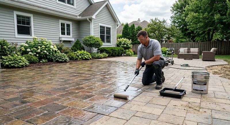 Paver Driveway Sealing in Renton, WA