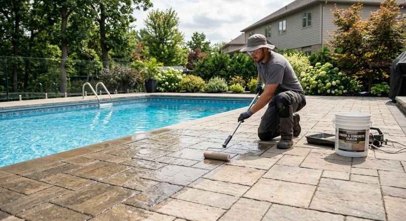 Stamped Concrete Sealing in Alpharetta, GA